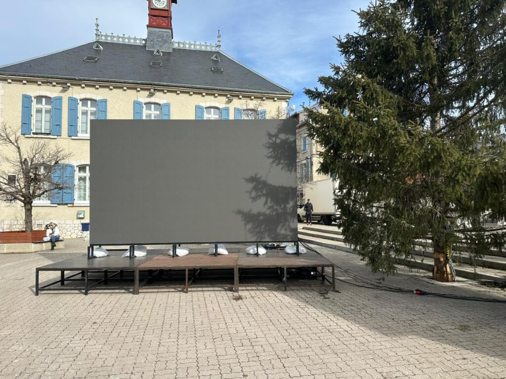 location écran géant LED Rhône-Alpes