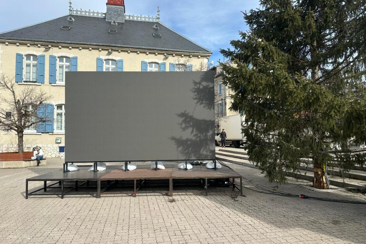 location écran géant LED Rhône-Alpes